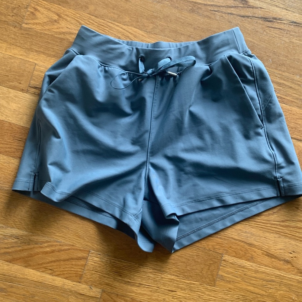 Women Old Navy Active Powersoft XS High Rise Go Dry Ocean Shale (Grey-Blue) 3"